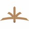 Ekena Millwork Davenport Timber Gable Bracket, Western Red Cedar, 48"W x 24"H x 3 1/2"D x 3 1/2"F, 12/12 Pitch GBW048X24X0404DAV00SWR - alternate 1